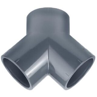PVC Y-elbow 50mm PN16