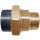 PVC 3/3 union 50 x 1½" brass male