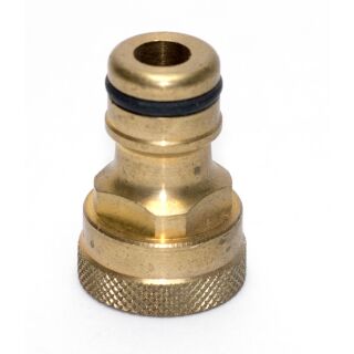 Tap connector brass ¾" female