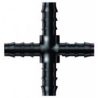 PP Kreuz Schlauchverbinder 90°  4 * 13 mm für PE Schlauch