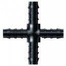 PP Kreuz Schlauchverbinder 90°  4 * 13 mm für PE...