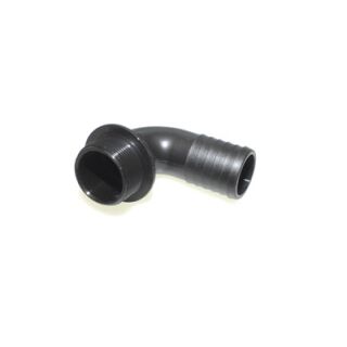 PP 90° bend hosetail ½ male x 13mm