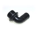 PP 90° bend hosetail ¾" male x 25mm