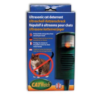 Catwatch mit Netzteil Effektive Abwehr durch Ultraschall