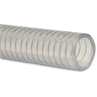 PVC Stahl Spiral Saugschlauch, nicht toxisch 40mm 30 m Ring
