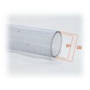 PVC Rohr Transparent 90  x 4,3 mm 1m Stück