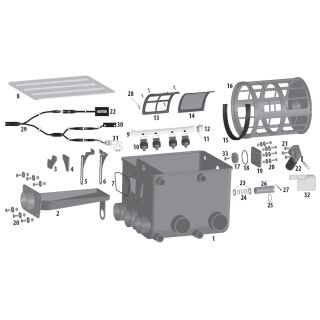 AFT-1 Reinigungsmotor für Trommel Trommelfilter Aquaforte
