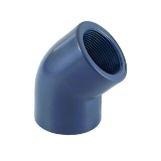 PVC 45° elbow Ø20 x ½" female*