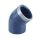 PvC Winkel 45° 50mm x 1½" IG verstärkt