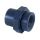 PVC Übergangsgewindemuffe 63/50 mm x 1 1/2" Klebestutzen/Klebemuffe x Innengewinde 10bar Grau