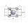 PVC ball check valve 1½" female*