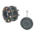 PVC swing check valve Ø63mm+mounting kit