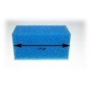 Schaumstoffpatrone blau, 10 x 10 x 50 cm, mittel