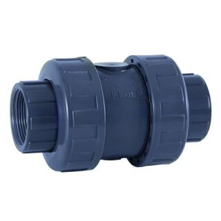 PVC spring check valve 4"female*