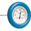 Schwimm Pool Thermometer, rund -5 bis 45C° blau