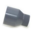 VDL Übergangsnippel PVC-U 160 mm x 6" Klebemuffe x Außengewinde 10bar Grau type aus Rohr hergestellt