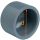 Kappe PVC-U 125 mm Klebemuffe 16bar Grau