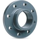 Klebeflansch PVC-U DN50 x 63 mm DIN Flansch x Klebemuffe...