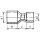 VDL Reduziermuffe PVC-U 63 mm x 50 mm Klebemuffe 12.5bar Grau type aus Rohr hergestellt
