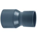 VDL Reduziermuffe PVC-U 75 mm x 50 mm Klebemuffe 7.5bar...