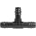 T-Stück 90° POM 16 mm Tülle 4bar Schwarz