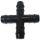 PP Kreuz Schlauchverbinder 90°  4 * 16 mm für PE Schlauch