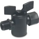 Absperrhahn PP 3/4" Außengewinde x...