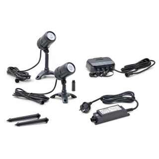 LunAqua Connect Starter Set Controllable RGB 7,5 Watt Spot 4Watt