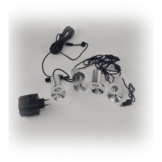 Granimex  Garden LED weiß 4 * 1.5W Beleuchtung