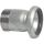 Schnellkupplung Stahl Verzinkt 50 mm x 1 1/2" V-Teil Bauer x Außengewinde Typ Bauer S75