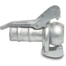 Schnellkupplung Stahl Verzinkt 50 mm x 1 1/2" V-Teil...