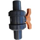 FIP PVC Kugelhahn 40 mm mit 2 Klebestutzen –...