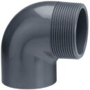 Pvc Winkel 90° 20 x AG 3/4"