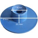 Teilreduktion blau 40/20mm für Filtersiebrohre