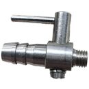 Edelstahl Absperrhahn, Gewinde 6,2 mm Tülle 6,8 mm...