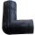 Gummianschluss Winkel 90° für Luftpumpen 20mm Anschluss