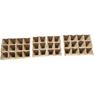 Eckige Anzuchttöpfe – 36 Stück (4 x 4 cm)