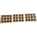 Eckige Anzuchttöpfe – 36 Stück (4 x 4 cm)