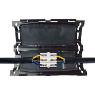 Gel-Verbindungsmuffe mit Verbinderblock EASY/2 V