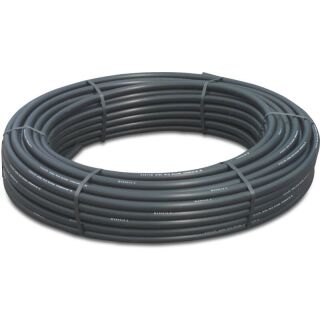 Rain Bird Druckrohr PE40 17,5 mm x 2.5 mm Glatt 5.5bar Meterware Schwarz Typ SPX Flex